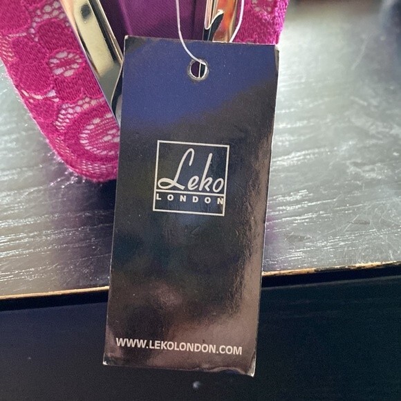 NWT leko london snap purse with optional cross body chain - Picture 3 of 7